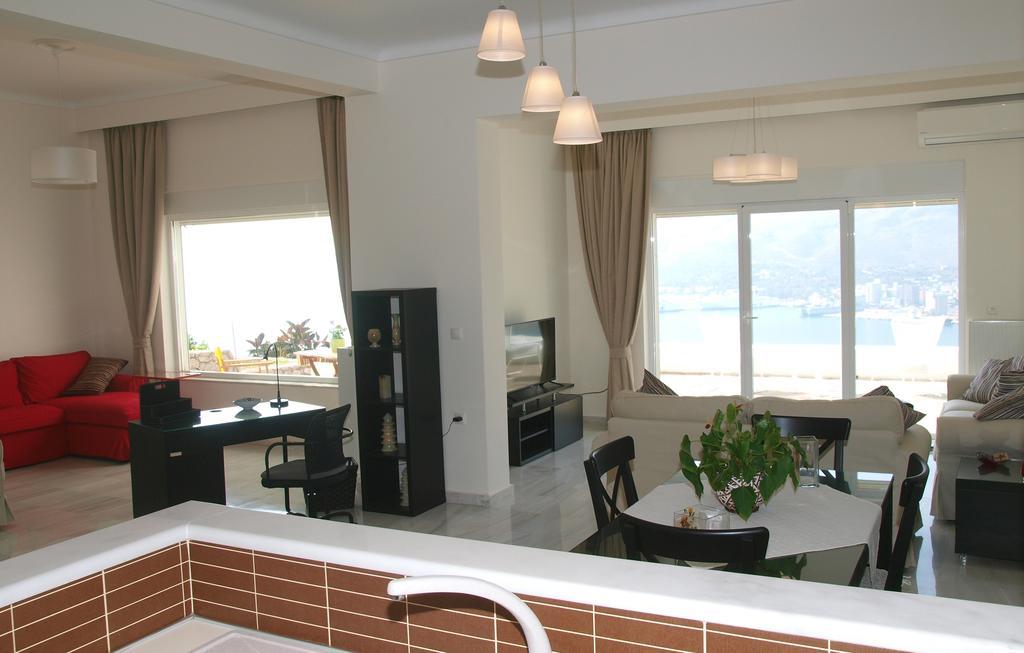Panoramic Seaview Holiday House Souda Exteriör bild