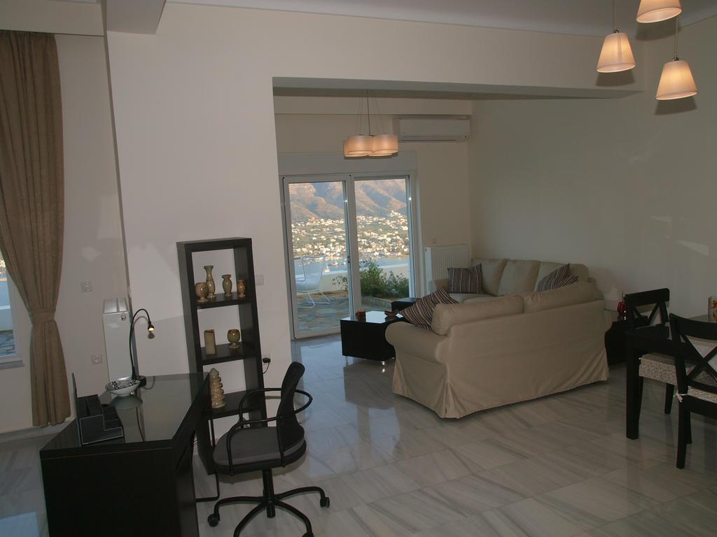 Panoramic Seaview Holiday House Souda Exteriör bild