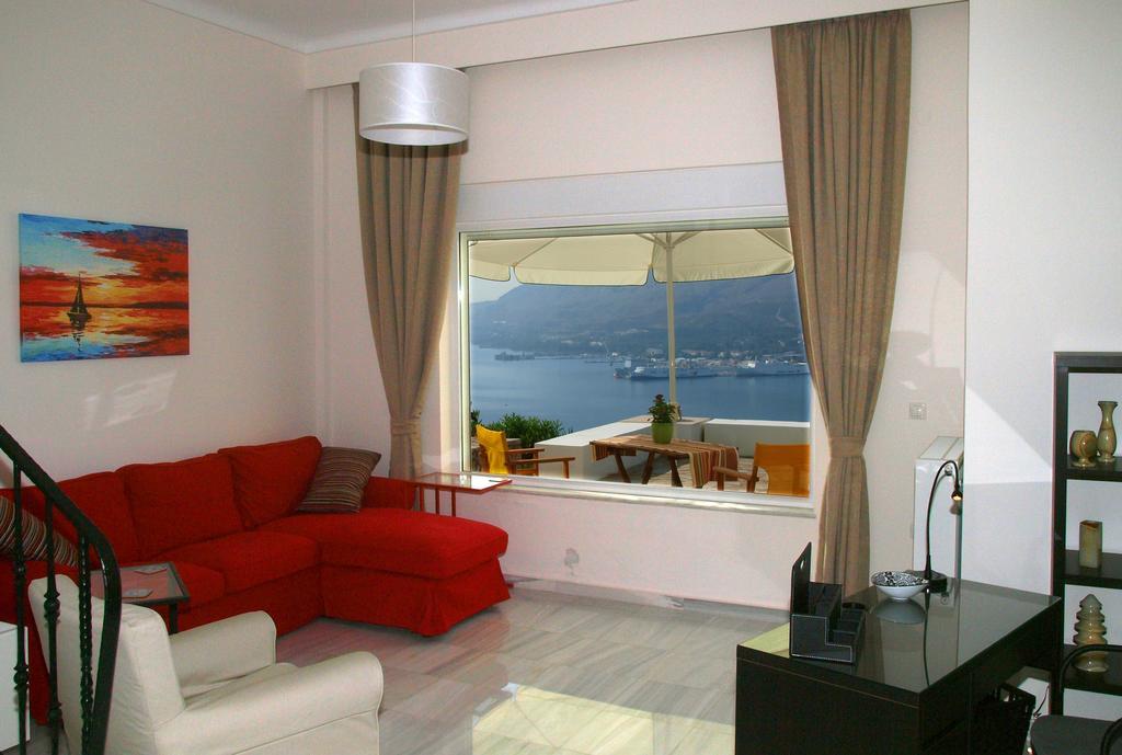Panoramic Seaview Holiday House Souda Exteriör bild